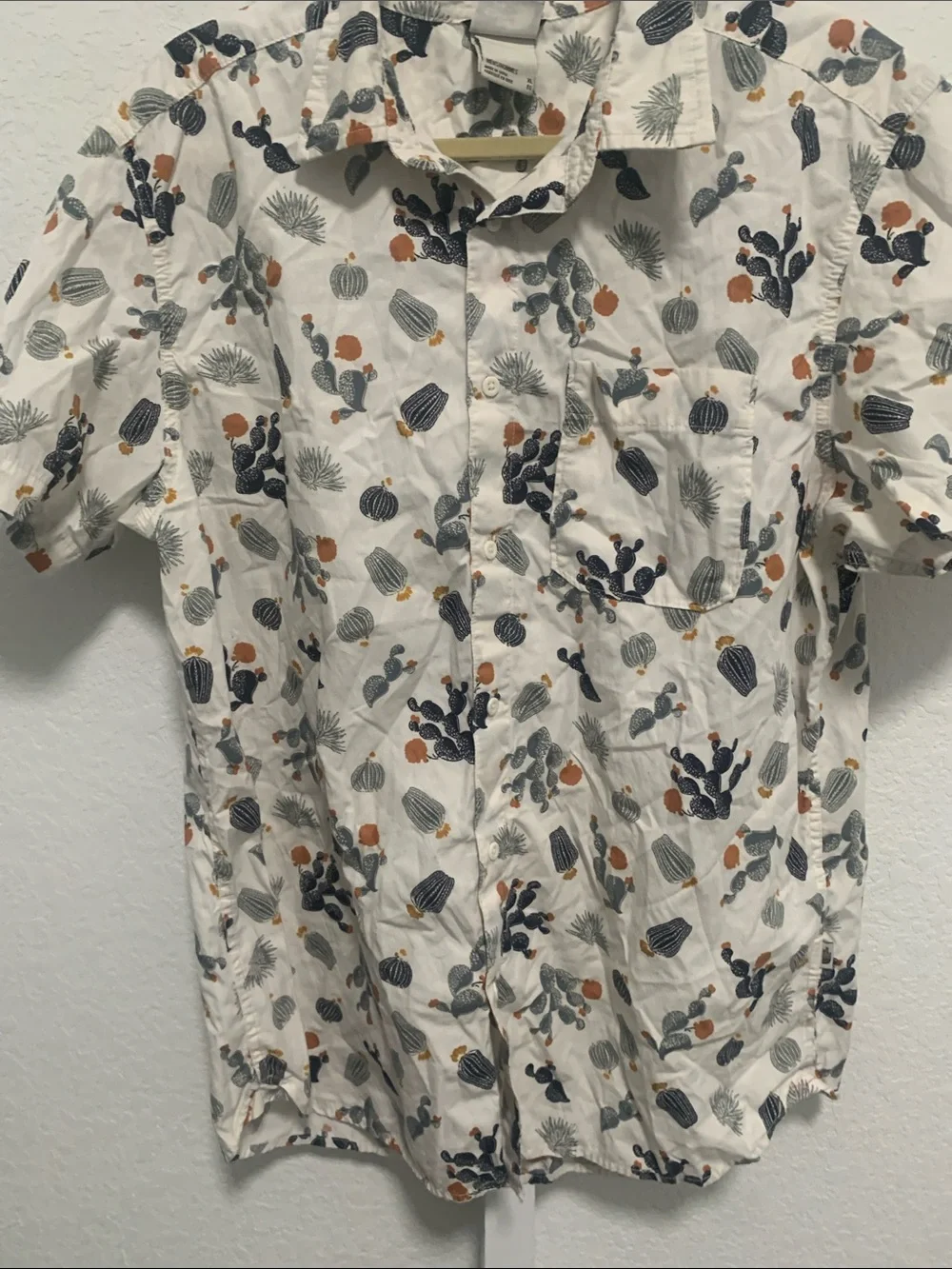 The North Face Baytrail Cactus Print Men's Short-Sleeve Button Down Shirt